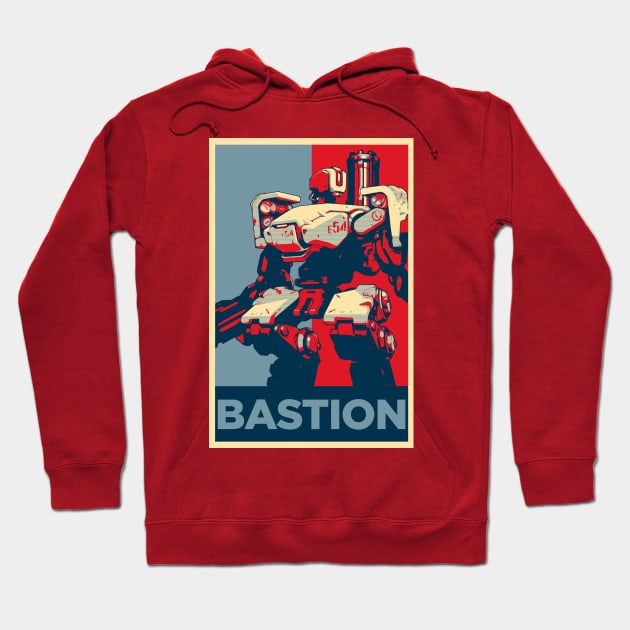 Bastion Poster Hoodie by Anguru